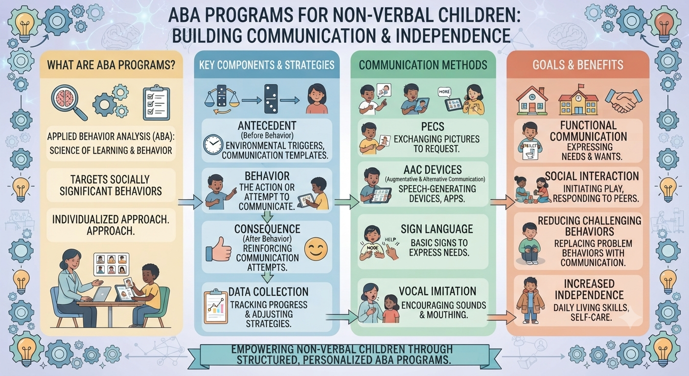 ABA Programs for Non-Verbal Children