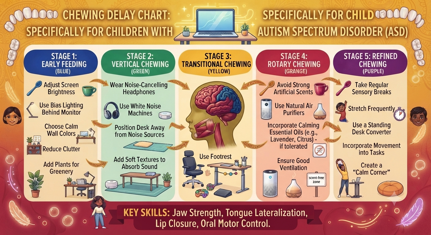 Chewing Delay Chart Specifically For Children With Autism Spectrum Disorder 1 Chewing Delay Chart Specifically For Children With Autism Spectrum Disorder