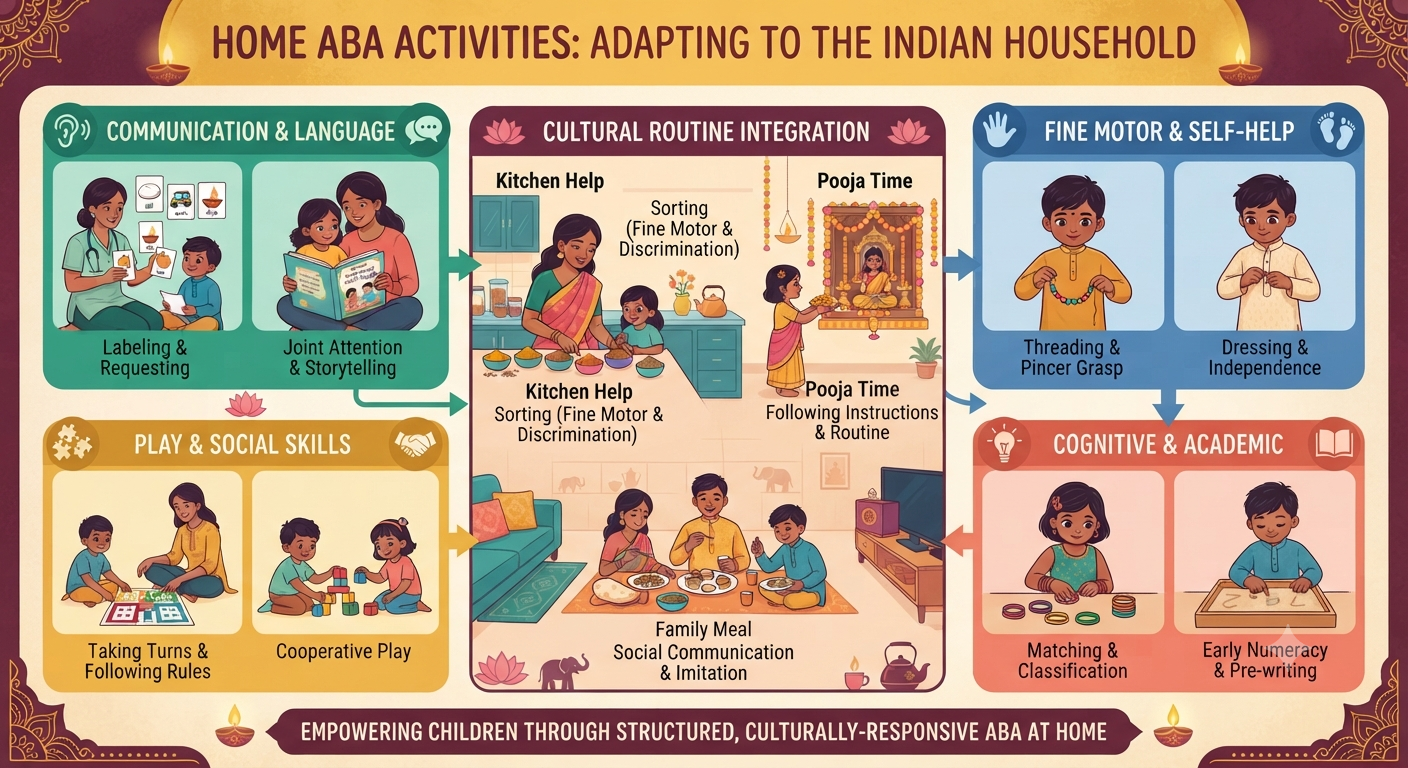 Home ABA Activities (Indian Household Setup)
