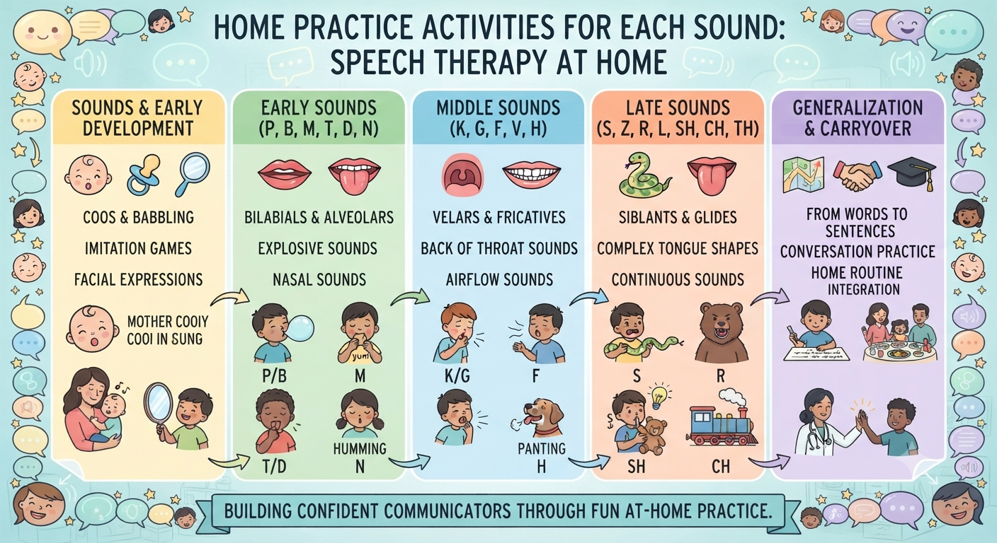 Home Practice Activities For Each Sound 1 Home Practice Activities For Each Sound
