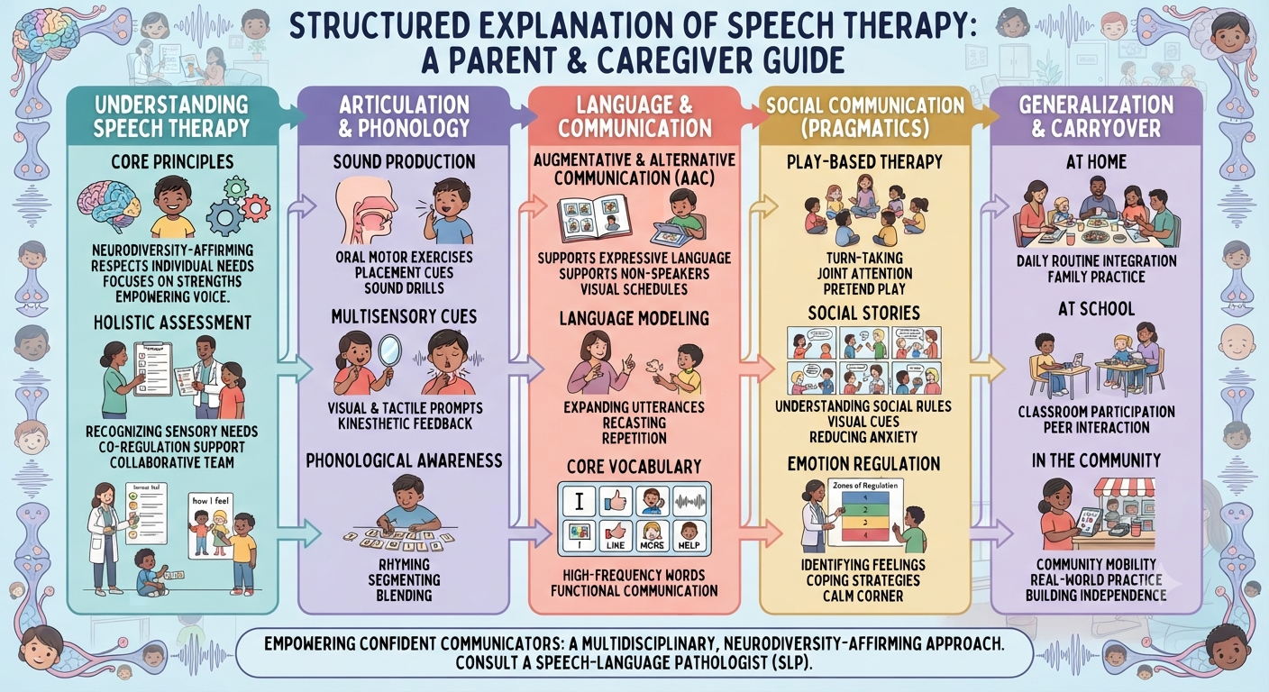 Structured Explanation of Speech Therapy 1 Structured Explanation of Speech Therapy
