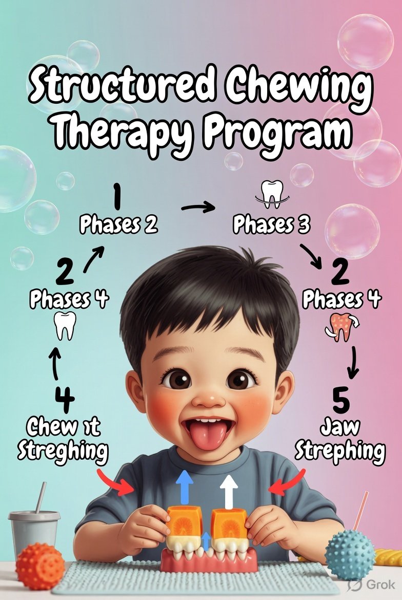 Structured, step-by-step Chewing Therapy Program