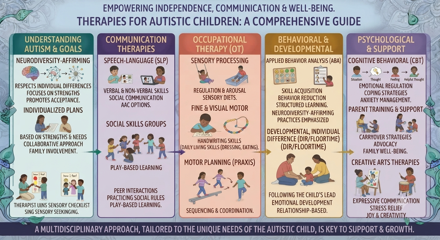 What kind of therapy does an autistic child need