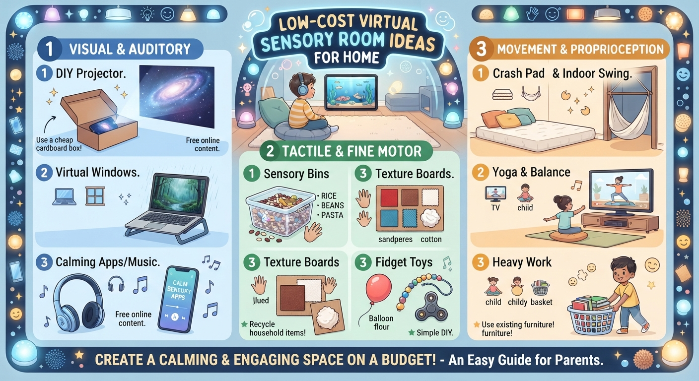 Low Cost Virtual Sensory Room Ideas For Home