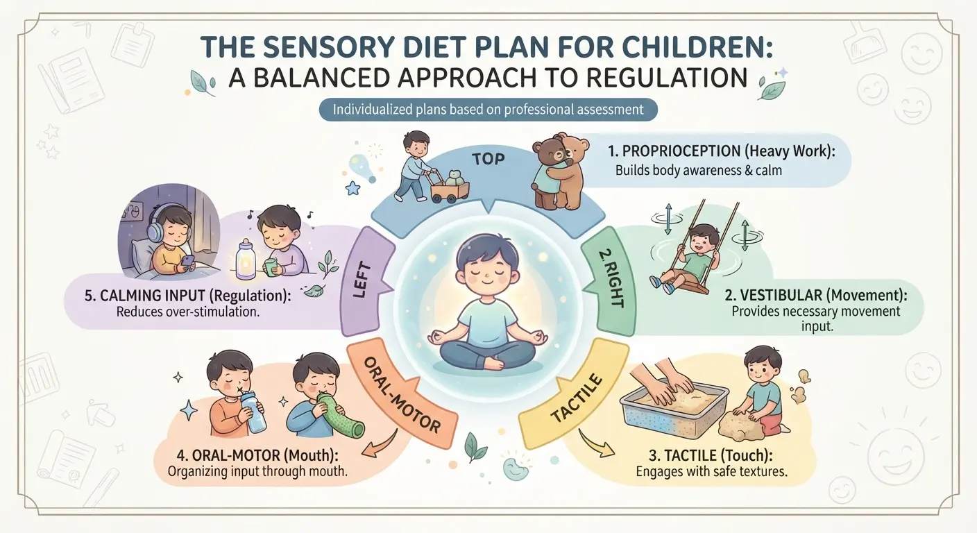 Sensory Diet Plan for Children: Everyday Home & School Ideas 1 Sensory Diet Plan For Children