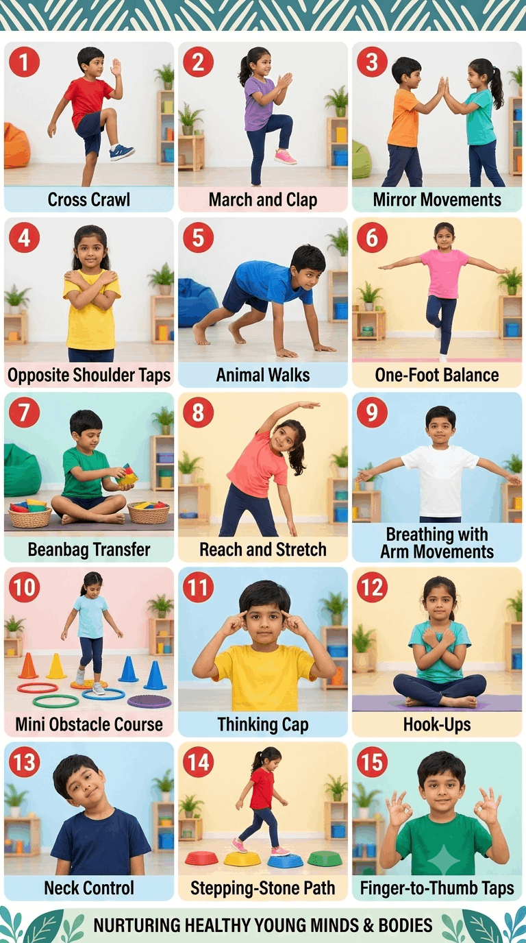15 Brain Gym Exercises for Children Activities, Benefits and Safe Instructions